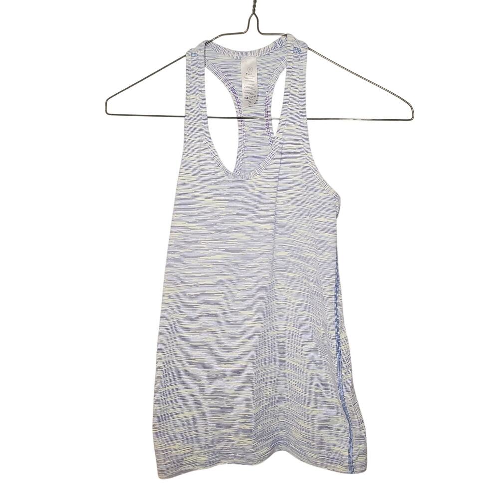 IVIVVA By Lululemon Girls Size 10 Racerback Athletic Tank Top Purple Yellow
